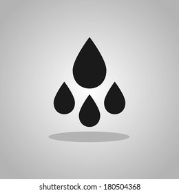Vector Water Drops Icon