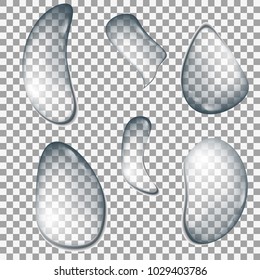 Vector of water, drops symbol or icon