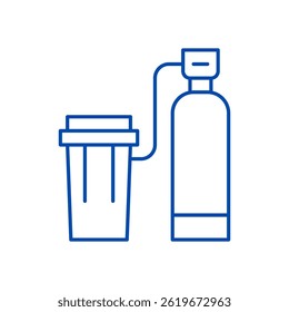 Vector of water filter. Water filter icon