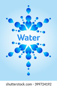 vector water water graphic
