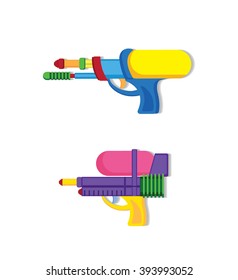 Vector of Water gun for Thai New Year celebration/Songkran Festival