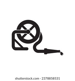 Vector water hose icon logo vector design template