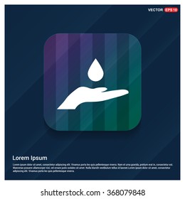 vector water sprout icon