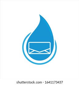 Vector Water Theme Logo an Icon Design Template 
