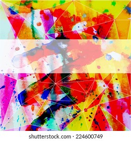 vector watercolor abstract background