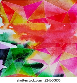 vector watercolor abstract background