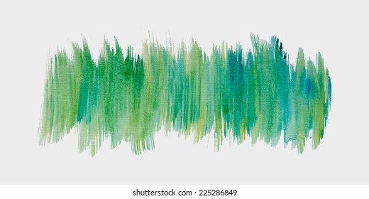 Vector Watercolor Abstract Background - Watercolor Colorful Brush Strokes Texture, Vector Element For Design