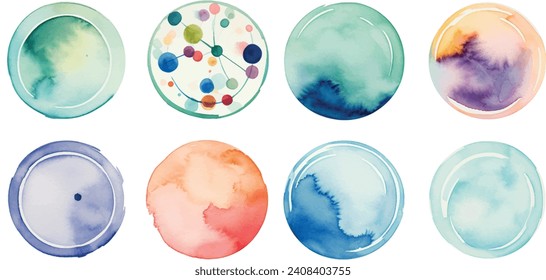 Vector watercolor abstract background, pattern, texture. For design, pastel colors