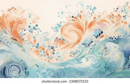 
vector, watercolor abstract background, texture, pattern for design, template
