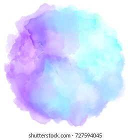 Vector watercolor abstract background. Watercolor texture