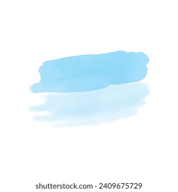 Vector watercolor abstract brush strokes background.