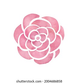 Abstrakte, abstrakte Blumenkreisgrafik in Vektorwasserfarbe. Frische Blumenfarben spritzen Textur mit modernen Pinselstrichen.