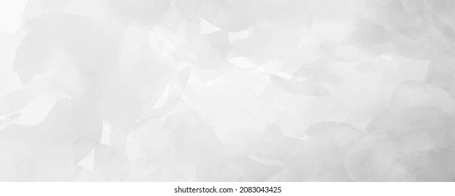 Vector watercolor art background. Hand drawn grey abstract vector illustration for cover, interior decor and other users. Vintage grunge texture. Monochrome brush strokes. Empty blank.