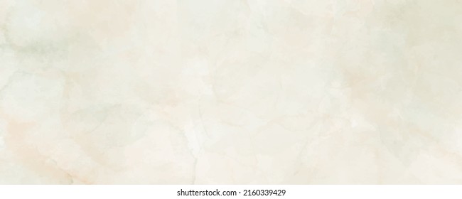 Vector watercolor art background. Old paper. Aged watercolour texture for cards, flyers, poster. watercolour banner. Wall. Beige, green, white. Brushstrokes and splashes. Painted template for design.