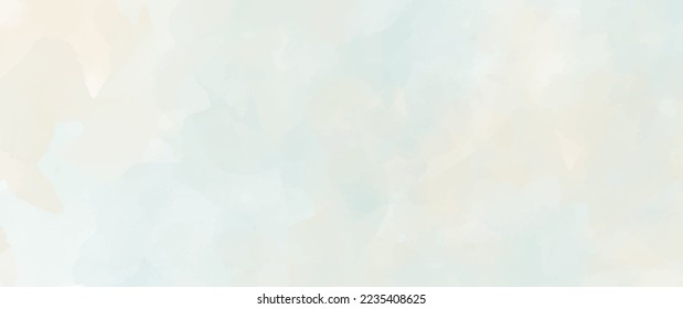 Vector watercolor art background. Old paper. Beige watercolour texture for cards or banner. Pastel color watercolour banner. Stucco. Wall. Brushstrokes and splashes. Painted template for design.