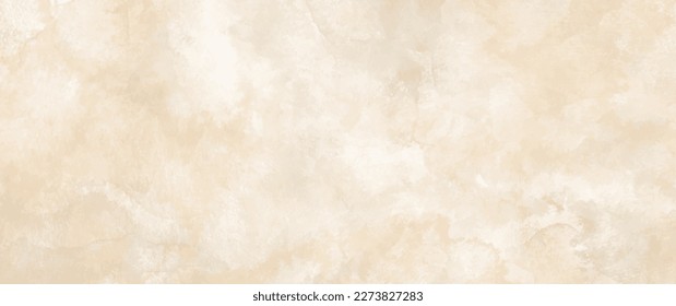 Vector watercolor art background. Old paper. Marble. Stone. Beige watercolour texture for cards, flyers, poster, banner. Stucco. Wall. Brushstrokes and splashes. Painted template for design.	