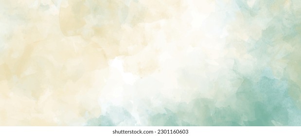 Vector watercolor art background. Old paper. Beige watercolour texture for cards or banner. Pastel color watercolour banner. Stucco. Wall. Brushstrokes and splashes. Painted template for design.	