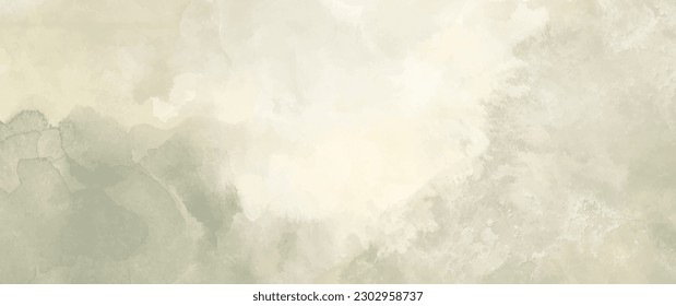 Vector watercolor art background. Old paper. Aged vintage watercolour texture for cover design, cards or banner. Pastel color illustration. Wall. Brushstrokes. Painted grunge template for design.
