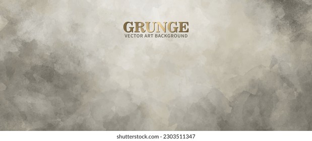 Vector watercolor art background. Old paper. Grunge watercolour texture for cards, flyers, poster, banner. Marble. Stone. Stucco. Wall. Aged painted template for design.	