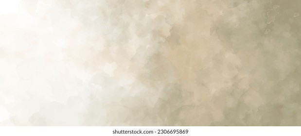 Vector watercolor art background. Old paper. Aged vintage watercolour texture for cover design, cards or banner. Pastel color illustration. Wall. Brushstrokes. Painted grunge template for design.