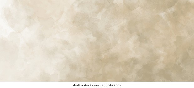 Vector watercolor art background. Old paper. Aged vintage watercolour texture for cover design, cards or banner. Pastel color illustration. Wall. Brushstrokes. Painted grunge template for design.	