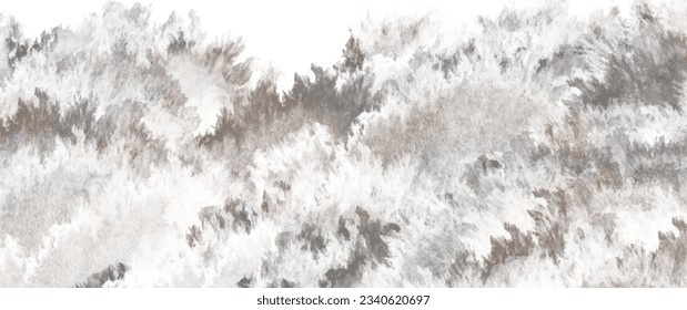 Vector watercolor art background. Old paper. Aged vintage watercolour texture for cover design, cards or banner. Pastel color illustration. Wall. Brushstrokes. Painted gray and brown grunge template.