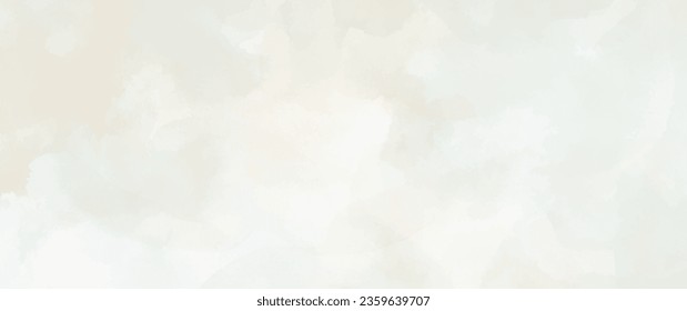 Vector watercolor art background. Old paper. Beige watercolour texture for cards or banner. Pastel color watercolor banner. Stucco. Wall. Brushstrokes and splashes. Painted template for design.