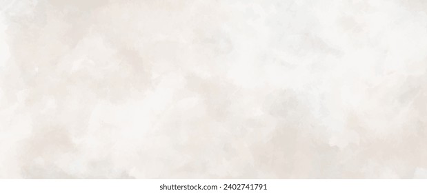 Vector watercolor art background. Old paper. Marble. Stone. Beige watercolour texture for cards, flyers, poster, banner. Stucco. Wall. Brushstrokes and splashes. Painted template for design.