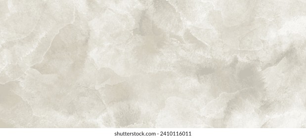 Vector watercolor art background. Old paper. Marble. Stone. Beige watercolour texture for cards, flyers, poster, banner. Gray stucco. Wall. Brushstrokes and splashes. Painted template for design.