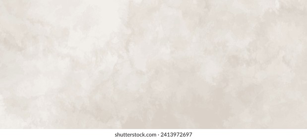 Vector watercolor art background. Old paper. Marble. Stone. Beige and grey watercolor texture for cards, flyers, poster, banner. Stucco. Wall. Brushstrokes and splashes. Painted template for design.