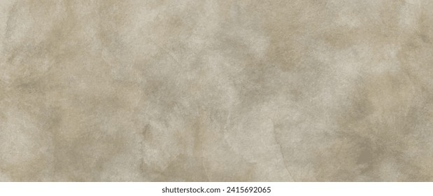 Vector watercolor art background. Old paper. Aged vintage watercolor texture for cover design, cards or banner. Old illustration. Brushstrokes and splashes. Painted template for design.