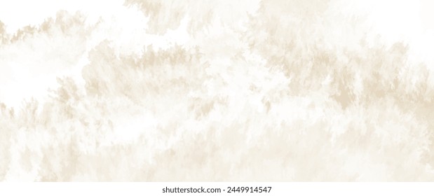 Vector watercolor art background with old paper. Hand drawn beige and white abstract vector illustration for background. Template for design. Vintage grunge texture. Empty blank.