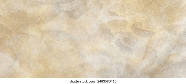 Fondo de arte de acuarela de Vector. Papel viejo. Mármol. Piedra. Textura de acuarela beige para tarjetas, volantes, póster, Anuncio. Estuco. Pared. Pinceladas y salpicaduras. Plantilla pintada para el diseño.