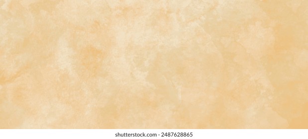 Vector watercolor art background with old paper texture for cards, poster, flyer. Hand drawn gold abstract vector illustration for background. Autumn grunge template for design. Empty blank. Fall.