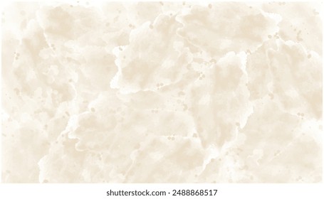 Vektorgrafik Aquarell Kunsthintergrund. Altes Papier. Marmor. Stein. Beige Aquarell Textur für Karten, Flyer, Poster, Banner. Stuck. Wand. Pinselstriche und Spritzer. Bemalte Vorlage für Design.
