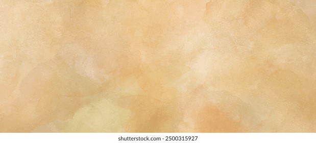 Fondo de arte de acuarela de Vector con textura de papel viejo para tarjetas, póster, volante. Ilustración vectorial abstracta de oro dibujada a mano para el fondo. Plantilla Grunge para el diseño. Vacío en blanco.