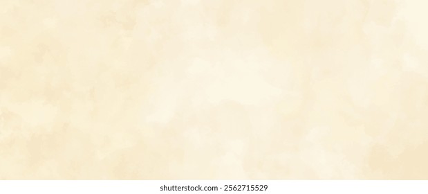 Vector watercolor art background with old paper texture for cards, poster, flyer. Hand drawn gold abstract vector illustration for background. Grunge template for design. Empty blank.