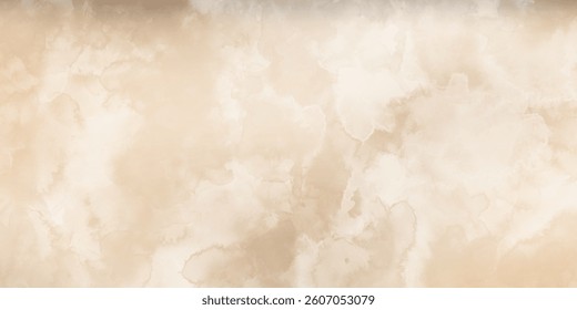 Vector watercolor art background. Old paper. Marble. Stone. Beige watercolour texture for cards, flyers, poster, banner. Stucco. Wall. Brushstrokes and splashes.