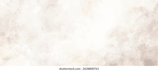 Vector watercolor art background. Old paper. Marble. Stone. Beige watercolor texture for cards, flyers, poster, banner. Stucco. Wall. Brushstrokes and splashes. Painted template for design.	