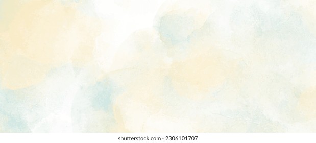 Vector watercolor art background. Pastel color hand drawn illustration. Watercolour texture for cards, flyers, poster, cover, banner. Painted template for design. Brushstrokes.