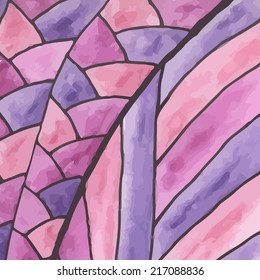 Vector watercolor art paint background