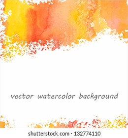Vector Watercolor background.