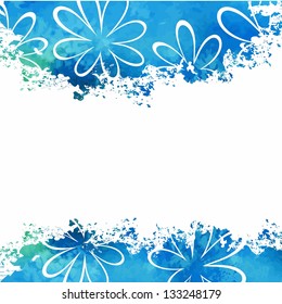 Vector watercolor background.
