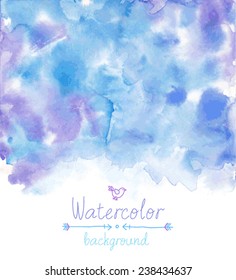 Vector Watercolor background.