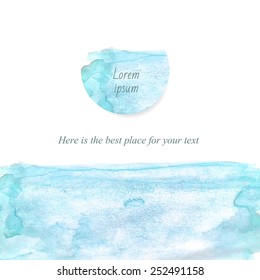 Vector watercolor background.