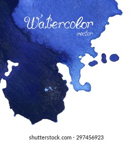Vector watercolor background.