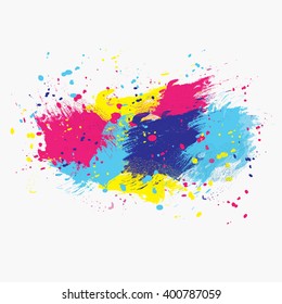 Vector watercolor background. Colorful abstract texture. Vector design elements. Grunge background. Vector watercolor splash