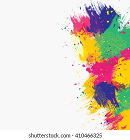 Vector watercolor background. Colorful abstract texture. Vector design elements. Grunge background. Vector watercolor splash