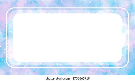 Vector watercolor background, elegant simple card templates. Cards with watercolor on white background for your design. Pastel color backdrops. Watercolor bright, feminine,cute washes,shapes,splashes.