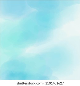 Vector Watercolor background. Isolated splash on white